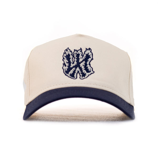 CREME/NAVY NEW YORK FLAME