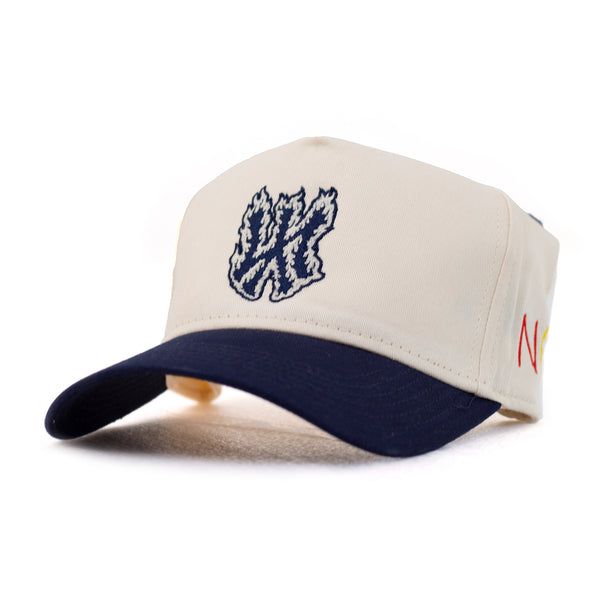 CREME/NAVY NEW YORK FLAME