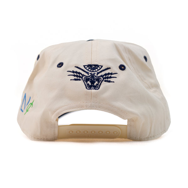 CREME/NAVY NEW YORK FLAME