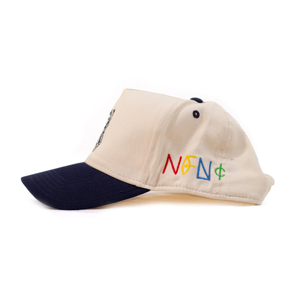 CREME/NAVY NEW YORK FLAME